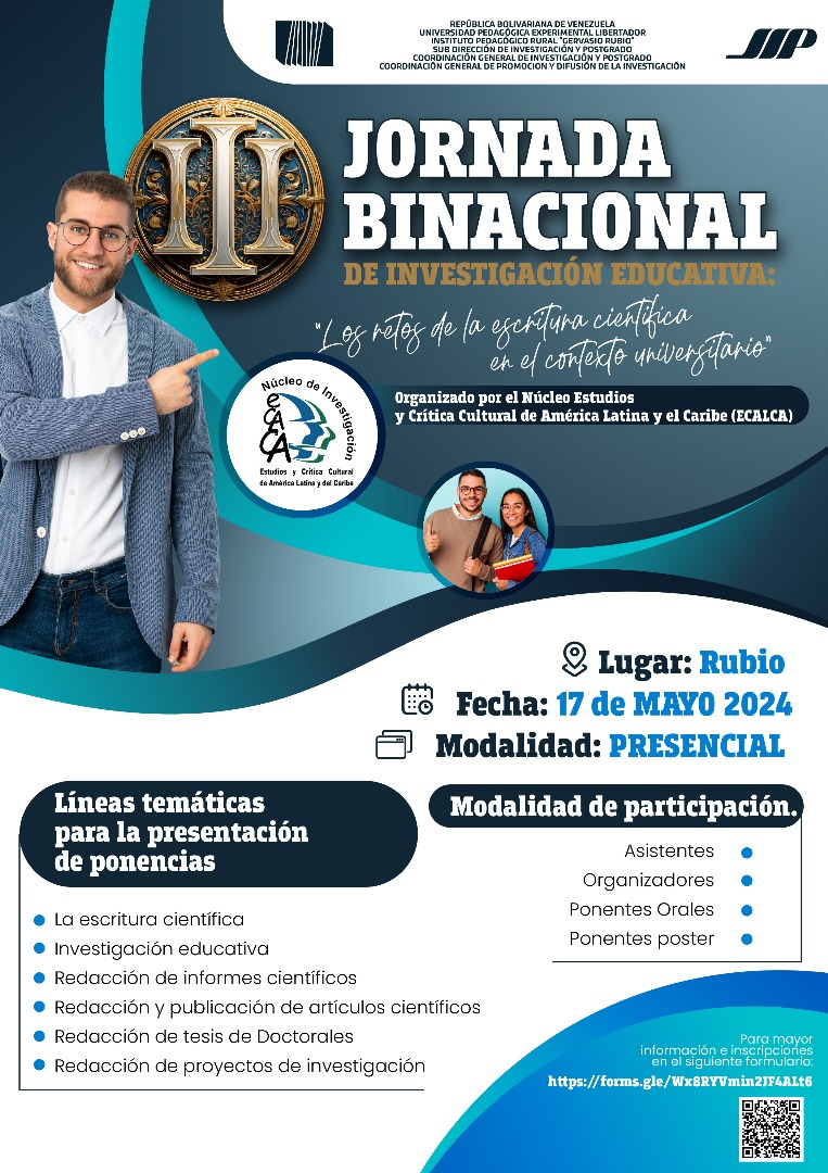 III JORNADA BINACIONAL DE INVESTIGACIÓN EDUCATIVA: “LOS RETOS DE LA ESCRITURA CIENTÍFICA EN EL CONTEXTO UNIVERSITARIO